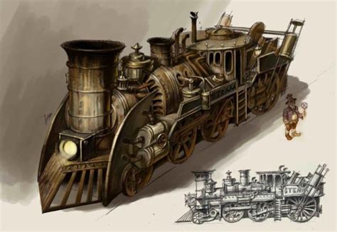 Steampunk Trains
