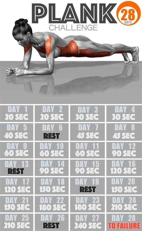 Plank Challenge Infographic