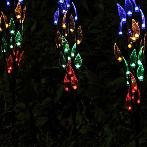 OxyLED Solar Powered Garden Tree Shaped Stake Light, 3 Tree Branches With 60 LEDs Festival ...