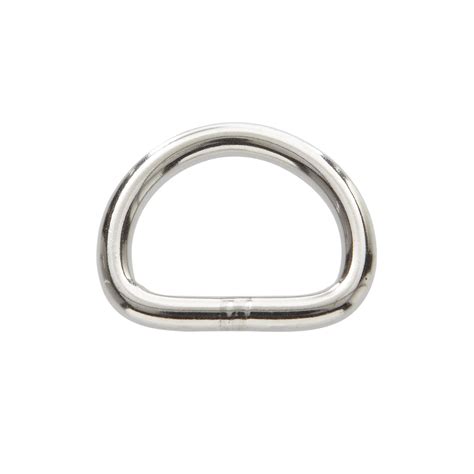 1 in Stainless Steel Welded D-Ring - Stainless Steel D-Rings - Granat Industries, Inc.