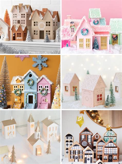 DIY Christmas Village Houses: 30 Magical Tutorials To Try This Year ...