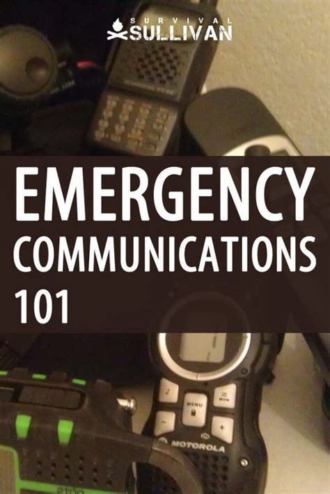 Emergency Communications 101 | Survival Sullivan | Communications ...