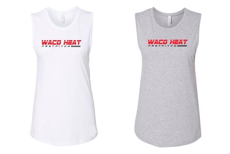 Waco Heat Women’s Muscle Tank Top - Waco Heat Baseball & Fastpitch Club