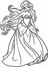 Princess Ariel Coloring Pages  Coloring Page Rapunzel Rosalina Elsa sketch template