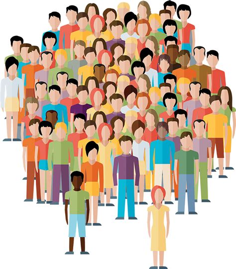 Cartoon Crowd Of People Png Transparent Crowd Of People Clipart | My XXX Hot Girl
