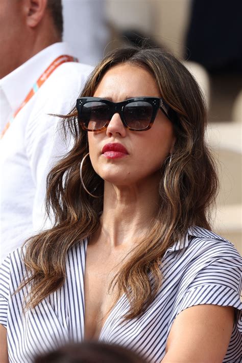 Jessica Alba - French Open Roland Garros 2023 in Paris 06/10/2023 ...