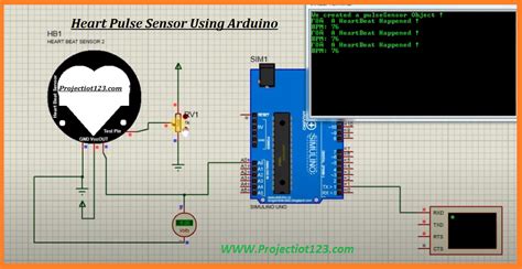 pulse sensor arduino code bpm arduino proteus library