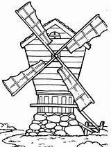 Old Windmill Coloring Page  Free Printable Pages For Kids sketch template