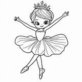 Magical Princess Ballerina Coloring Pages sketch template