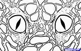 Dragon Eye Coloring Pages sketch template