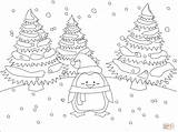 Christmas Penguin coloring Page  Free Printable Coloring Pages sketch template