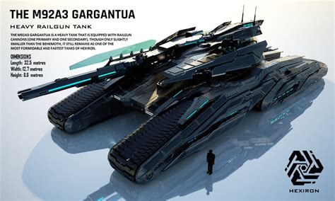 M92A3 Gargantua Heavy Railgun Tank (FULL HD) by Universe-of-Dusk on ...