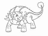 Dinosaur Ankylosaurus Coloring Page  Vrogueco sketch template