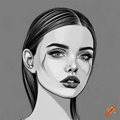 Female Face Outline Drawing Female Face Outline Boden - vrogue.co
