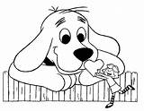 Lets Have Fun With Clifford Coloring Pages Pdf  Coloringfoldercom sketch template