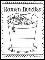 Noodles Coloring Sheet Pages sketch template