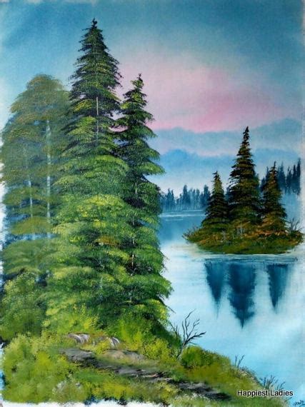 Easy Bob Ross Landscape Paintings to Try for Beginners - Happiest Ladies