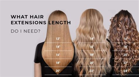 What Hair Extensions Length Do You Need? Length Chart