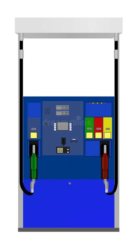 Gas Pump Illustration stock vector. Illustration of graphics - 10060710