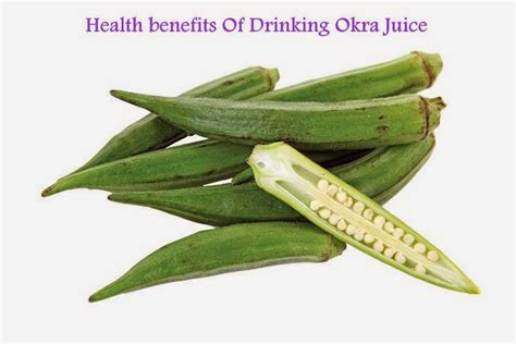 10 Reasons Why Okra Juice Is Healthy For You ~ Total Stylish