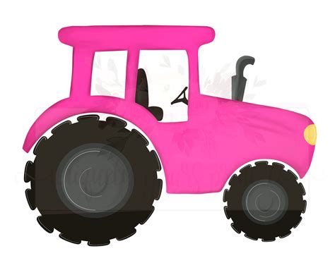 Pink John Deere Tractor