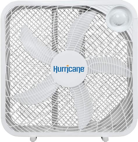 Hurricane HGC736501 Portable Quiet Box Fan, 20-Inch