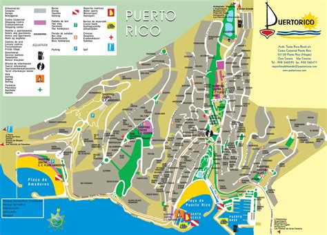 Puerto Rico de Gran Canaria hotel map - Ontheworldmap.com