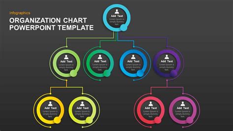 Simple Org Chart Template for PowerPoint and Keynote
