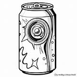 Coke Coloring Page sketch template