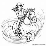 Barrel Racing Coloring Pages  Free & Printable sketch template