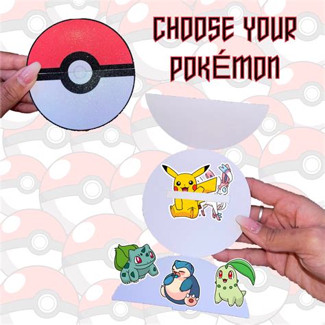 Pokemon Stickers Pokeball With Stickers Cute Pokemon Ball Stickers - Etsy