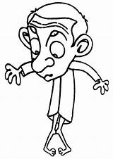 Funny Mr Bean coloring Page  Download Print Or Color Online For Free sketch template