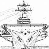 Aircraft Carrier Coloring Pages  Free & Printable sketch template