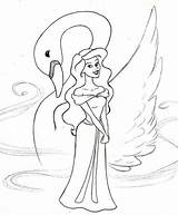 The Swan Princess Coloring Pages Of Elise sketch template