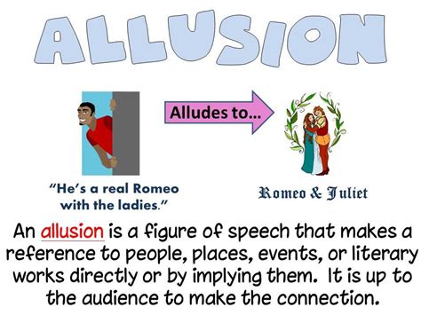 Image result for allusion literary device | Illustrated words ...