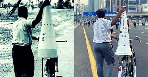 Rocket of 'ISRO' riding a bicycle... An Indian reminded of India's ...