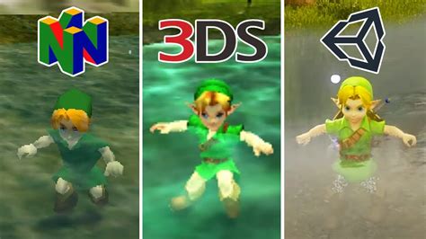 Zelda Ocarina Of Time 3ds Comparison