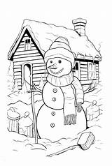 124 Free Printable Snowman Coloring Pages sketch template