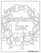 Free SEPTEMBER Coloring Pages For Download Printable PDF sketch template