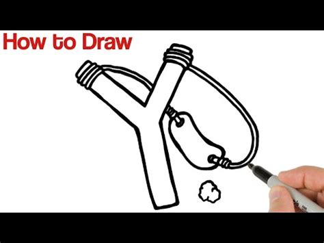 How to Draw Slingshot | Easy Drawing tutorial - YouTube