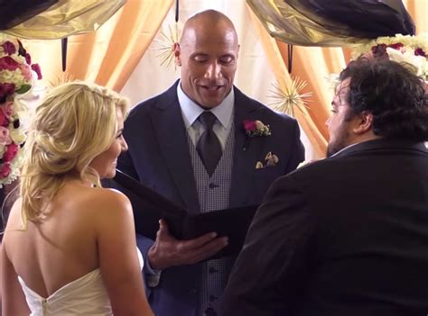 Dwayne The Rock Johnson from Celebs Who've Officiated Weddings | E! News