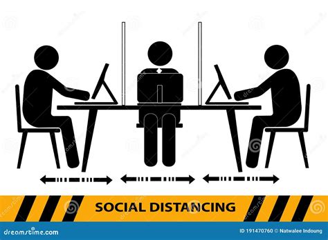 Keep Distance, Social Distancing Awareness Social Media Campaign Logo ...