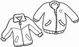 Coloring Pages Coats sketch template