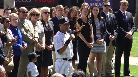 Derek Jeter Speech at Derek Jeter Day Retirement Ceremony at Yankee Stadium 9/7/14 Live - YouTube