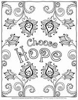 Adult Hope Coloring Pages sketch template