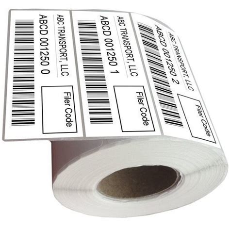 Barcode Label Stickers, Size: 1.25x0.5 Inch at Rs 192/roll in Surat ...