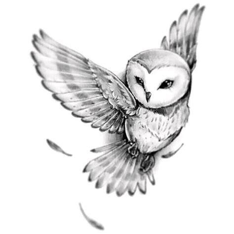 Barn Owl Tattoo Design