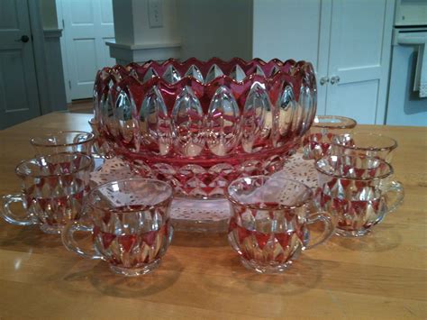 Vintage nachtmann clear cut crystal punch bowl set germany – Artofit