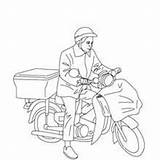 Postman coloring Pages  Hellokidscom sketch template
