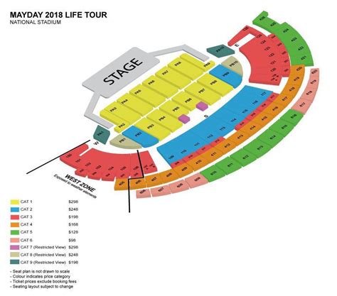 Singapore National Stadium Seating Plan